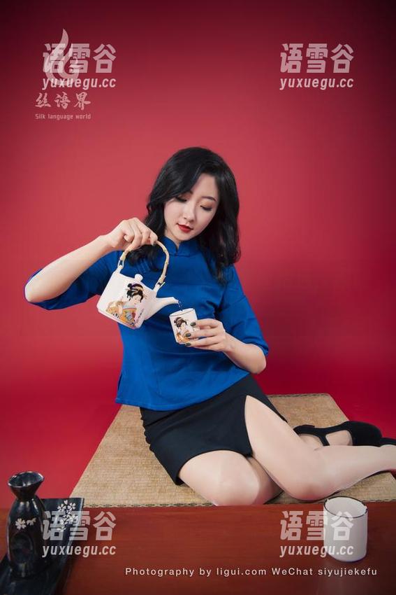 Ligui丽柜 - 兔子牛仔裤里丝精选，深藏不露的午后？