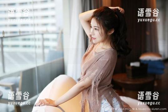 MyGirl美媛馆 - 田芯娜Angel的纯白写真，瞧这雪花般的轻盈