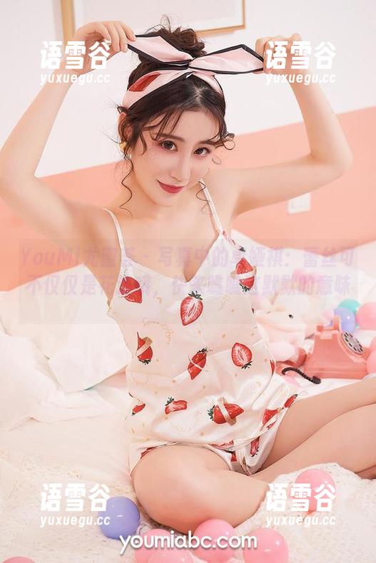 YouMi尤蜜荟 - 写真中的卓娅祺：蕾丝可不仅仅是花边哦，快来瞧瞧这默默的意味。