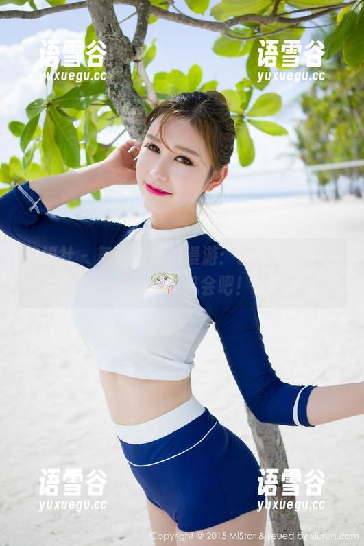 魅妍社 - 舞媚歆私拍漫游：镂空风格，丢掉厘清的机会吧！